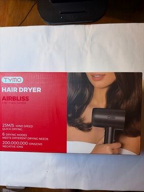 TYMO Hair Dryer Blow Dryer 300M Ionic Hairdryer with Diffuser & Comb